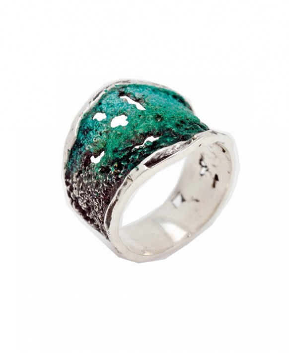 Bague argent pigmenté ARIOR Barcelona 1182106-XPU Collection Intenzza