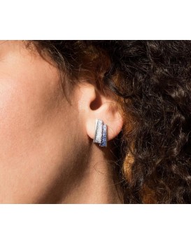 Boucles oreilles argent pigmenté ARIOR Barcelona 1143911-XPP Collection Pigments
