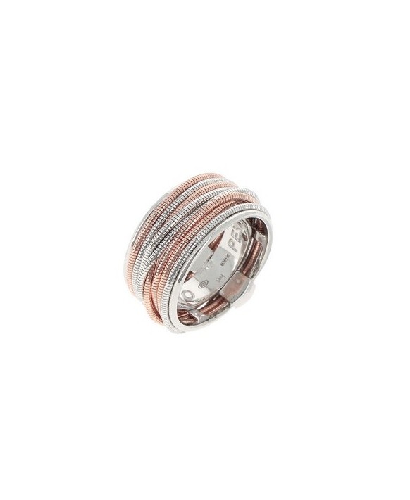 Bague argent bicolore PESAVENTO  Collection DNA Spring WDNAA175