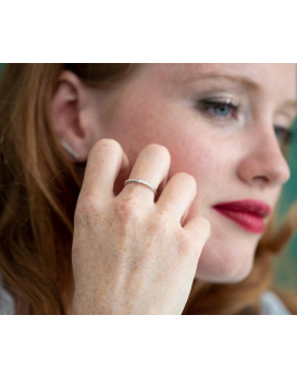 Bague argent et diamant LA GARCONNE 20100011, Collection Etats d'âme