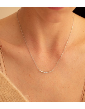 Collier argent et diamant LA GARCONNE 20700009, Collection Etats d'âme