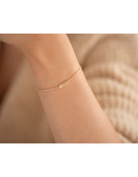 Bracelet plaqué or et diamant LA GARCONNE 26300015, Collection Etats d'âme