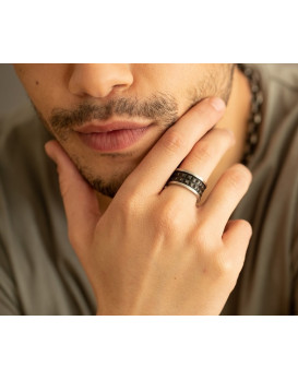 IGOR, Bague homme acier PHEBUS 15-0374