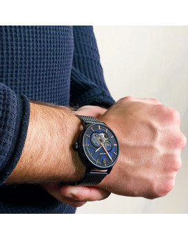 Montre homme automatique PIERRE LANNIER 335B469 Modèle TRIO Collection Automatic