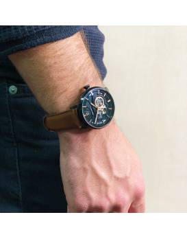 Montre homme automatique PIERRE LANNIER 335E434 Modèle TRIO Collection Automatic