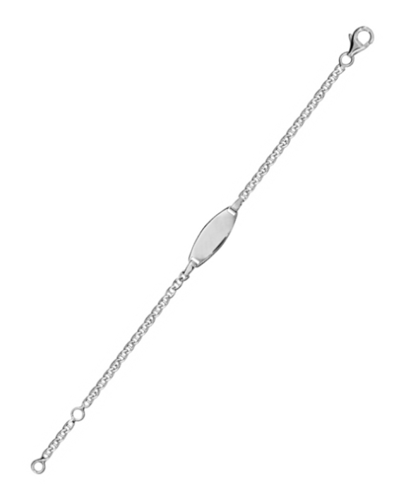 Gourmette bébé  en argent