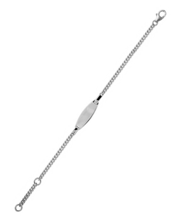 Gourmette bébé  en argent