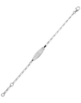 Gourmette bébé  en argent