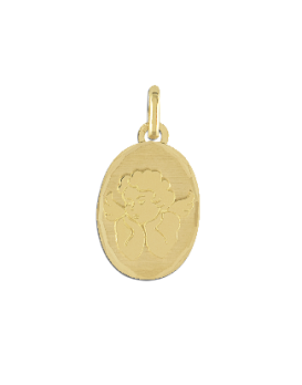 Médaille  Ange de Raphaël or jaune 750/1000ème