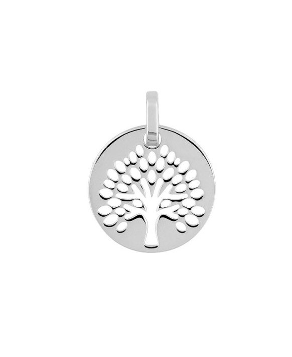 Médaille ronde Arbre de Vie en argent