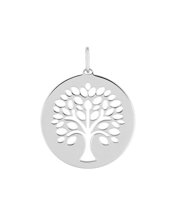 Médaille ronde Arbre de Vie en argent