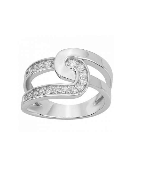 Bague argent et oxyde zirconium
