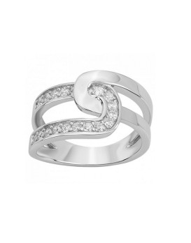 Bague argent et oxyde zirconium