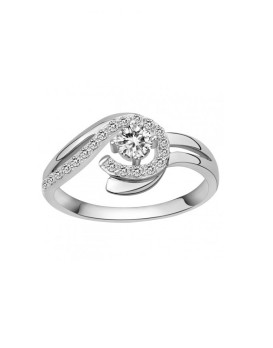 Bague argent et oxyde zirconium