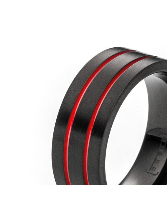 EWAN, Bague homme acier  MONOMANIA 21381