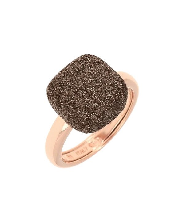 Bague argent teinté RoseGold  PESAVENTO  Collection Polvere bronze WPLVA1251