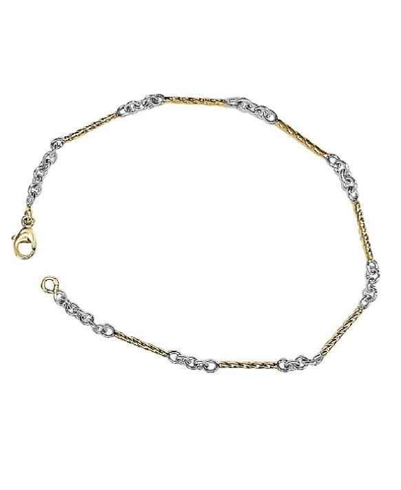 Bracelet  Or jaune et blanc750/1000ème