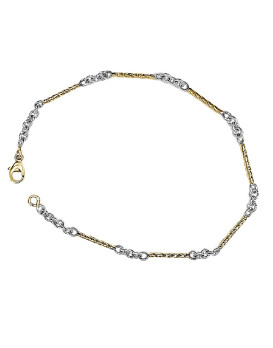 Bracelet  Or jaune et blanc750/1000ème