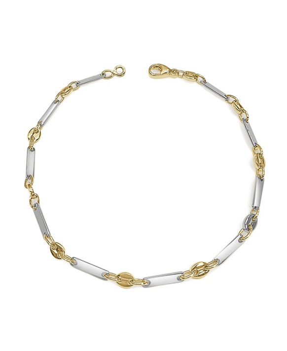 Bracelet  Or jaune et blanc 750/1000ème