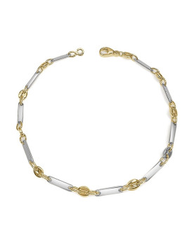 Bracelet  Or jaune et blanc 750/1000ème