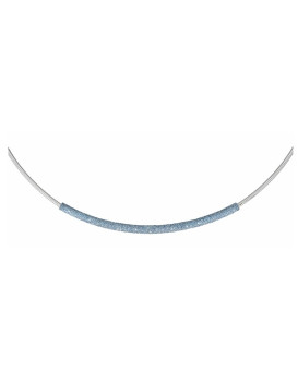 Collier argent  PESAVENTO  Collection Polvere  Colori Del Mondo bleu Caraïbe WPSCG001