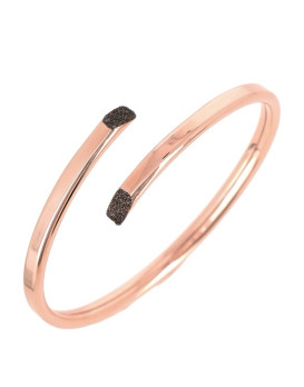 Bracelet argent teinté RoseGold  PESAVENTO  Collection Polvere  bronze WPLVB1616