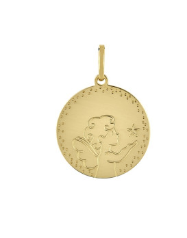 Médaille  Ange  or jaune 750/1000ème