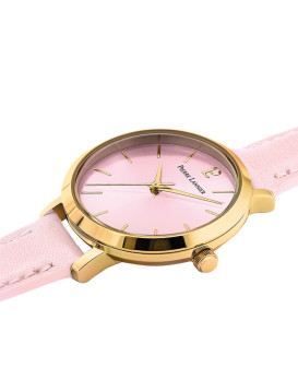 Montre femme PIERRE LANNIER 038J555 cuir rose Collection Chouquette