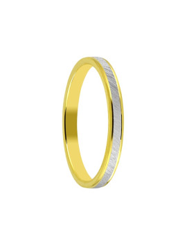 NOELIAN, Alliance bicolore or blanc et jaune 375/1000ème