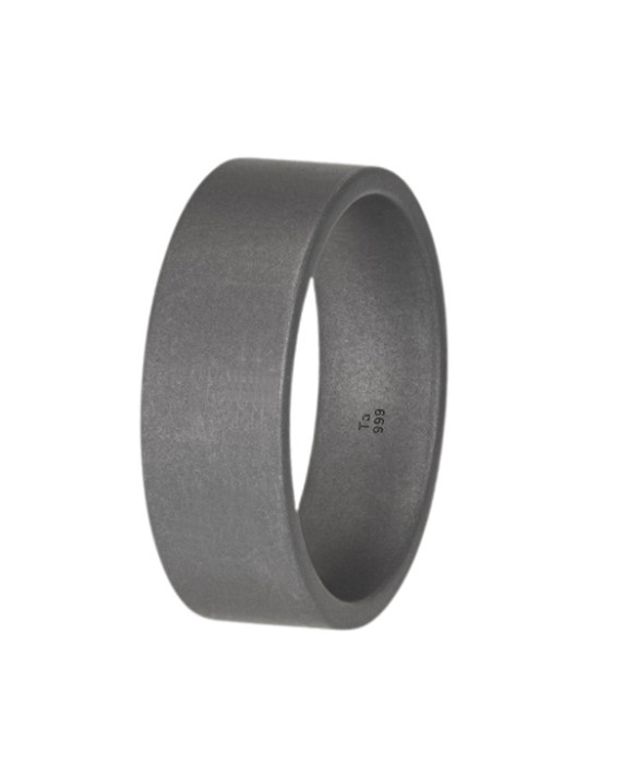 EGISTHE, Alliance en tantale 999/1000ème, modèle Pure Flat Dark 10 mn