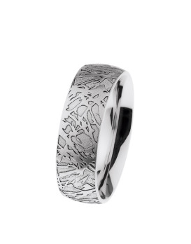 AKSEL, Bague homme acier  