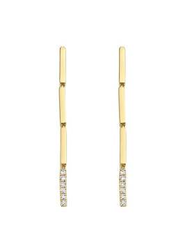 Boucles d'oreilles Diamants  Or jaune  750/1000ème