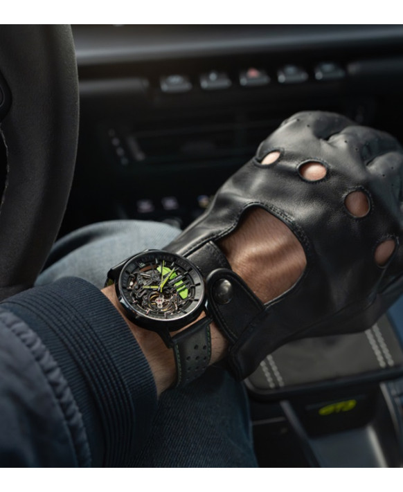 Montre homme automatique PIERRE LANNIER 341A477 Modèle PADDOCK Collection Automatic