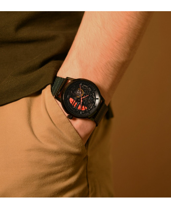 Montre homme automatique PIERRE LANNIER 338A459 Modèle PADDOCK Collection Automatic