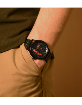 Montre homme automatique PIERRE LANNIER 338A459 Modèle PADDOCK Collection Automatic