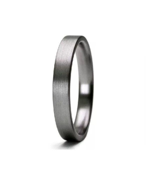 LEANDRE, Alliance en tantale 999/1000ème, modèle Pure Flat Gun 3,5 mn
