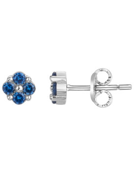 Boucles d'oreilles argent et spinelles synthétiques