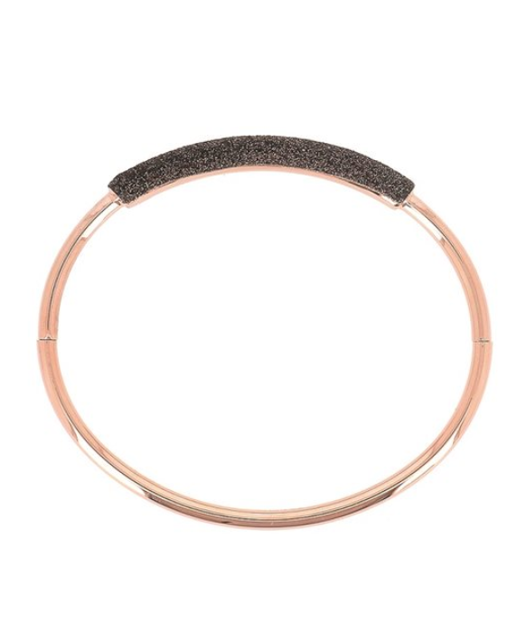 Bracelet jonc argent teinté RoseGold  PESAVENTO  Collection Polvere  bronze WPLVB1726