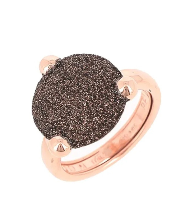 Bague argent teinté RoseGold  PESAVENTO  Collection Polvere bronze WPLVA2304