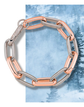 Bracelet argent  bicolores PESAVENTO  Collection Forever Chic WPLVD306