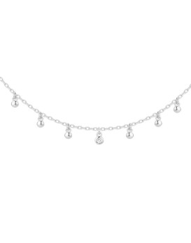 Collier argent et diamant LA GARCONNE 20700010, Collection Etats d'âme
