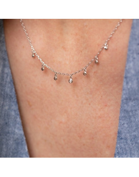 Collier argent et diamant LA GARCONNE 20700010, Collection Etats d'âme