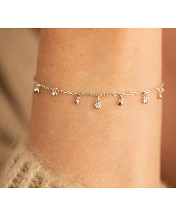 Bracelet argent et diamant LA GARCONNE 20300009, Collection Etats d'âme