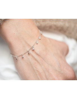 Bracelet argent et diamant LA GARCONNE 20300009, Collection Etats d'âme