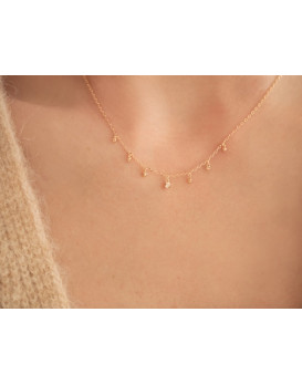 Collier plaqué or et diamant LA GARCONNE 26700011, Collection Etats d'âme