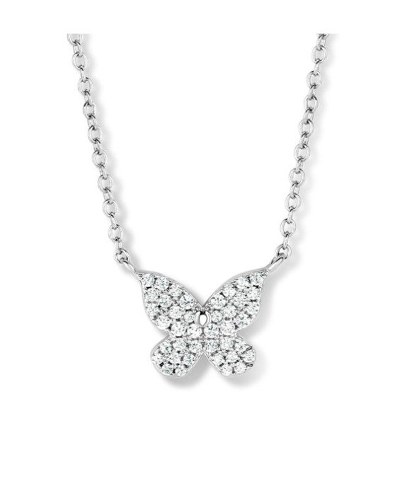 Collier argent et oxydes de zirconium NAIOMY B2B52