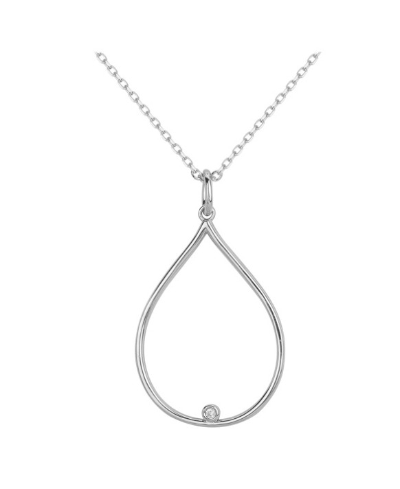 Collier argent et diamant LA GARCONNE 20700043, Collection Etats d'âme