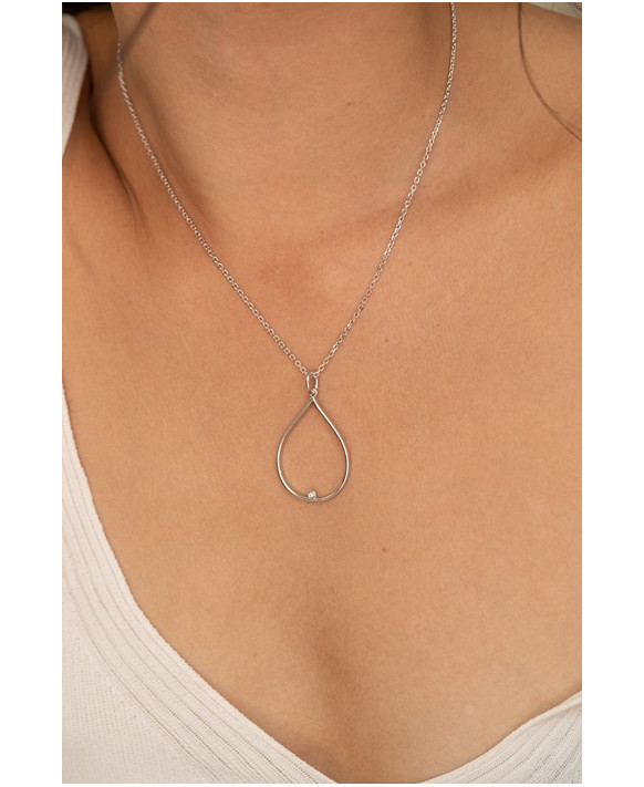 Collier argent et diamant LA GARCONNE 20700043, Collection Etats d'âme