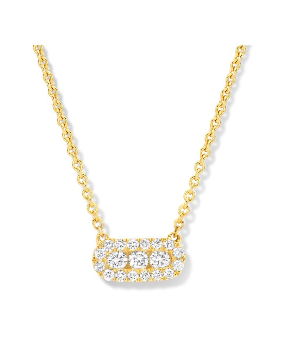 NELLY, Collier pendentif Diamant 0,16 ct Or jaune 750/1000ème