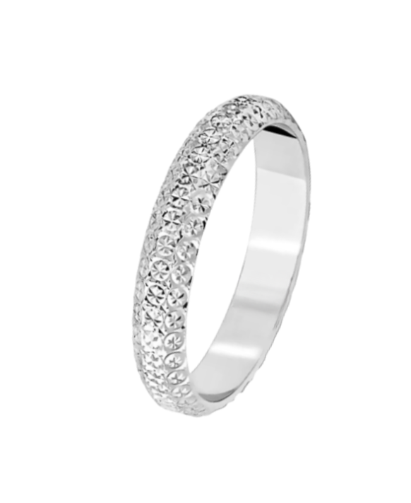 DIAMENTEKA, Alliance or platine 950/1000ème diamantée 3,5mn